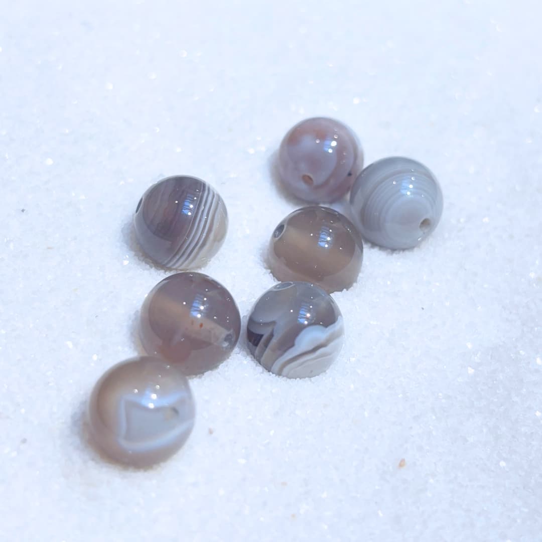 Agate Botswana grise