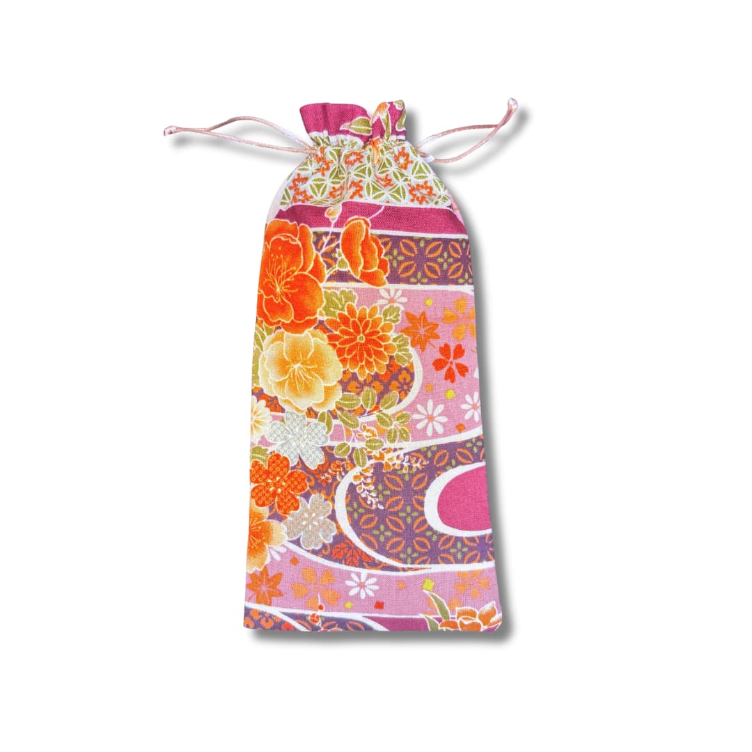 Etuis à lunettes en tissu japonais - Fleur