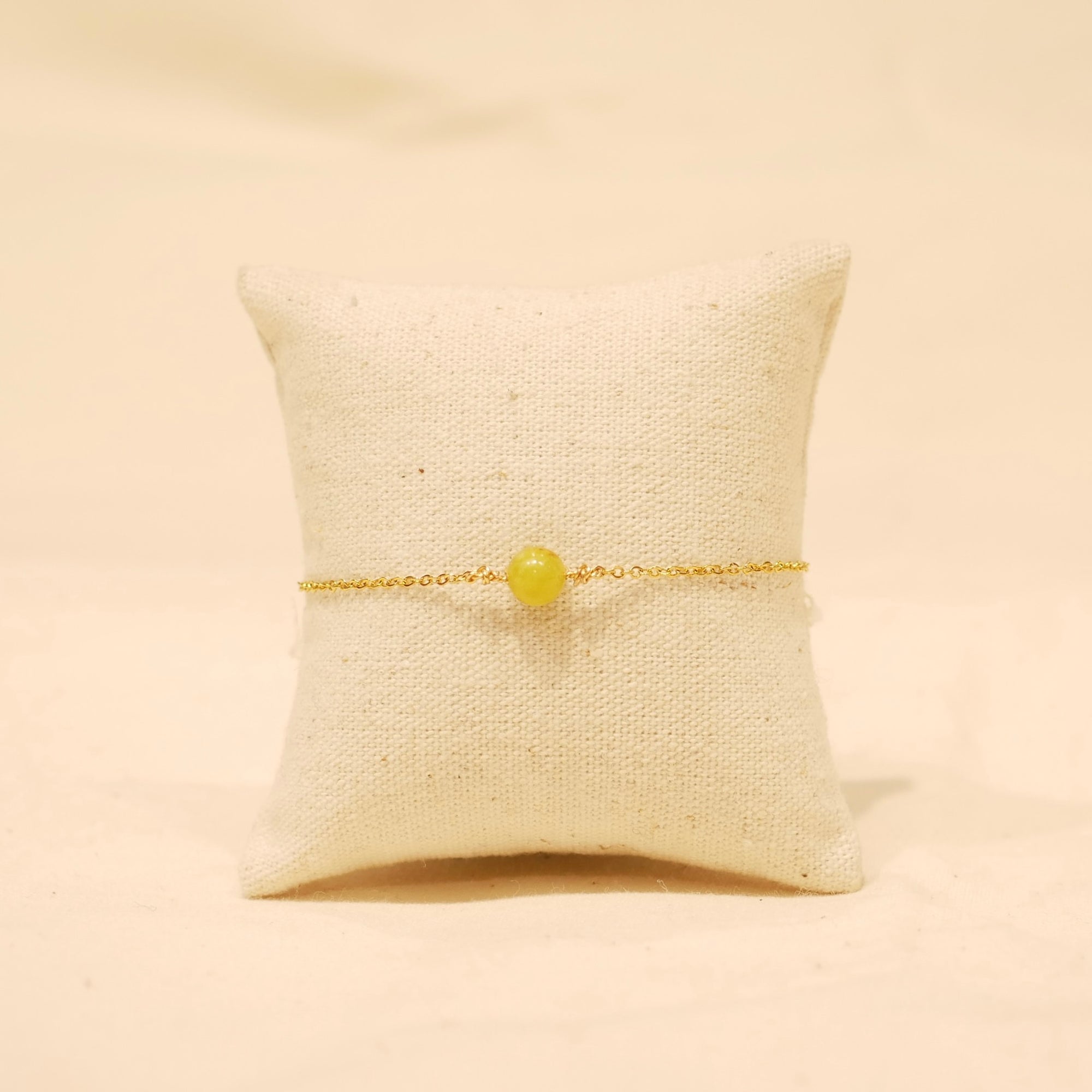 Bracelet Capucine - Opale verte