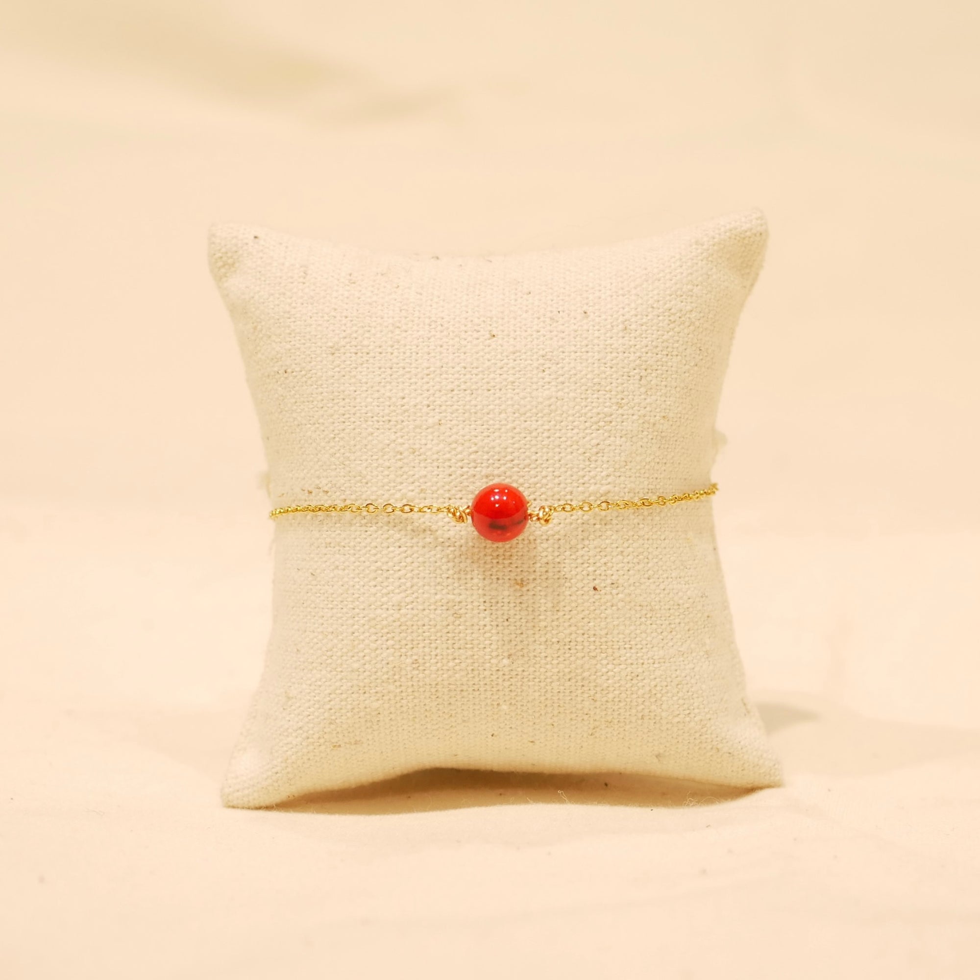 Bracelet Capucine - Howlite coquillage teinté