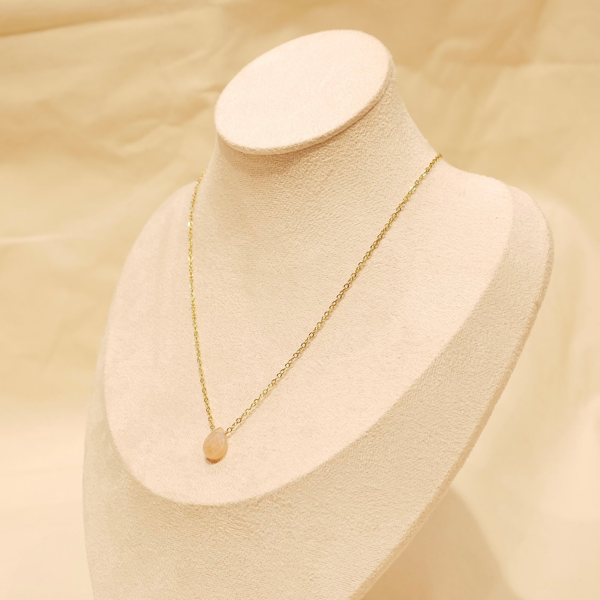 Collier Clématite - Pierre de soleil