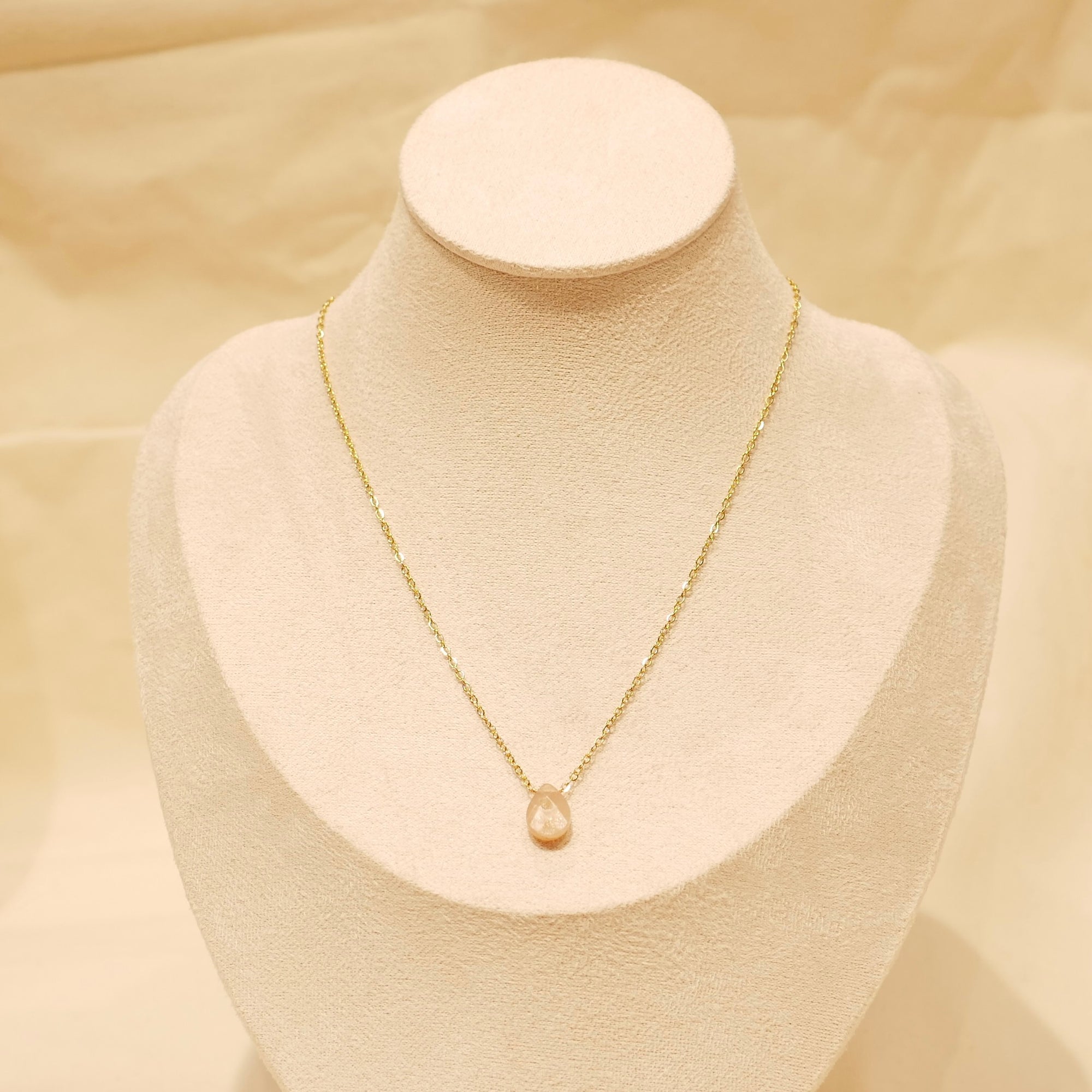 Collier Clématite - Pierre de soleil