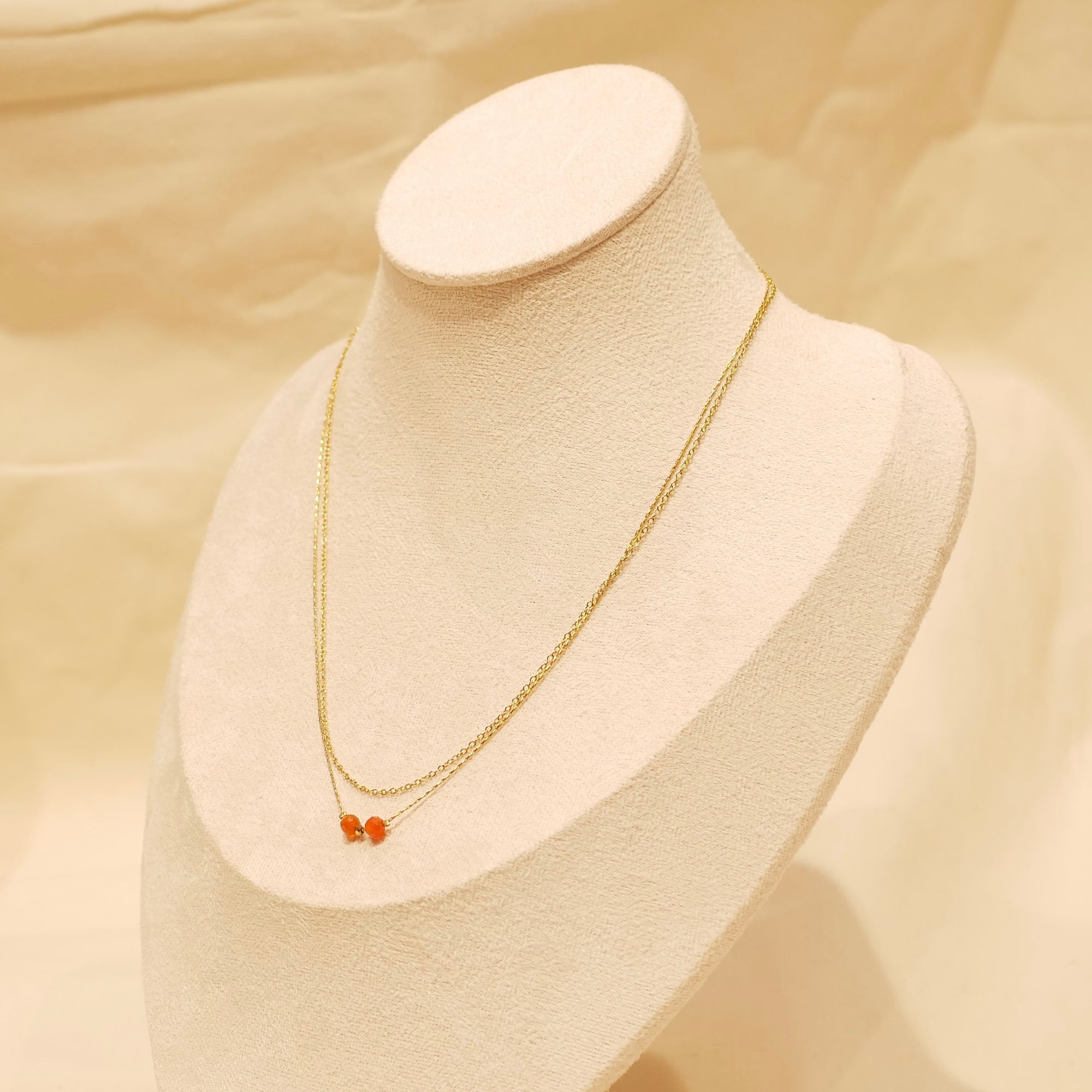 Collier Saya - Cornaline