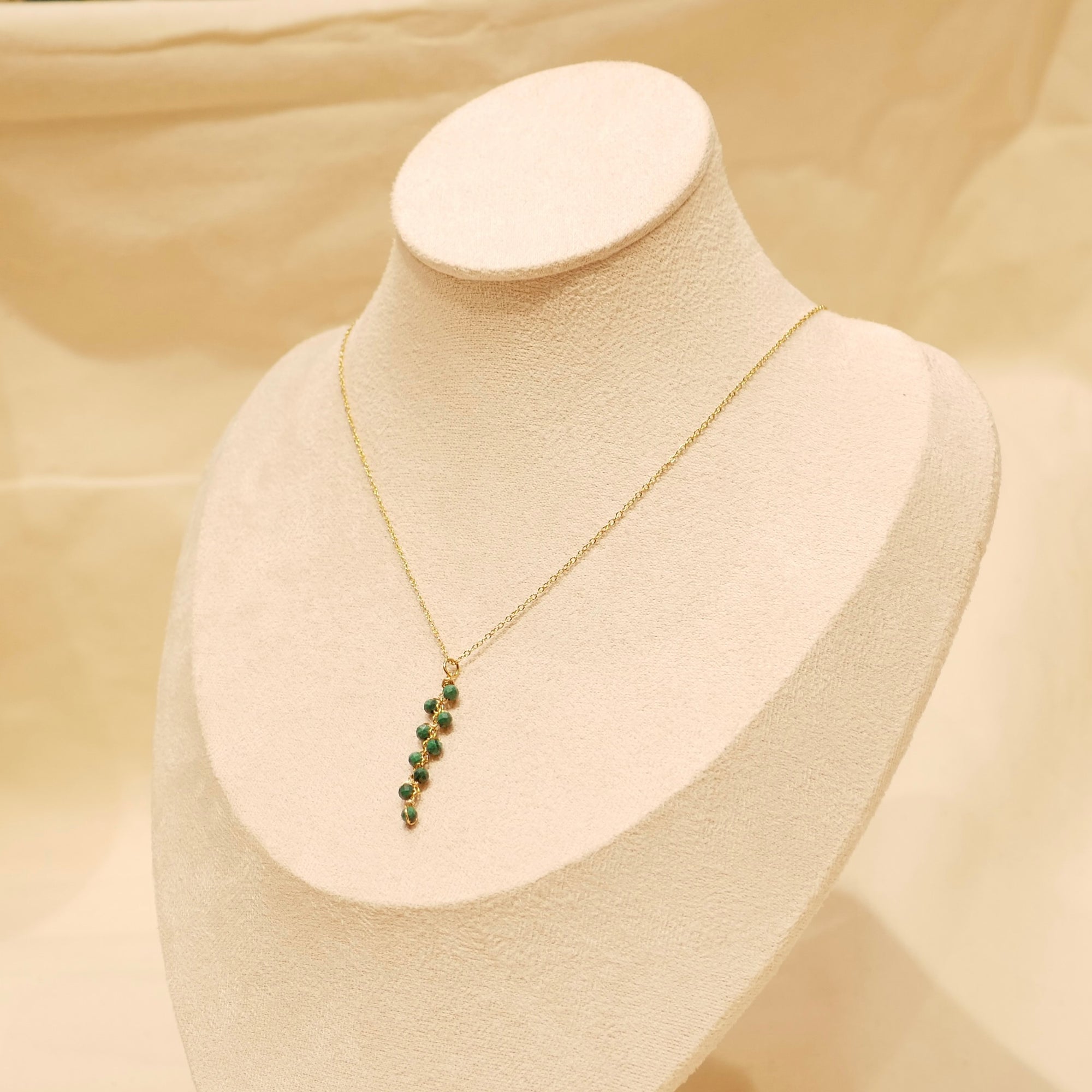 Colliers guirlandes - Malachite