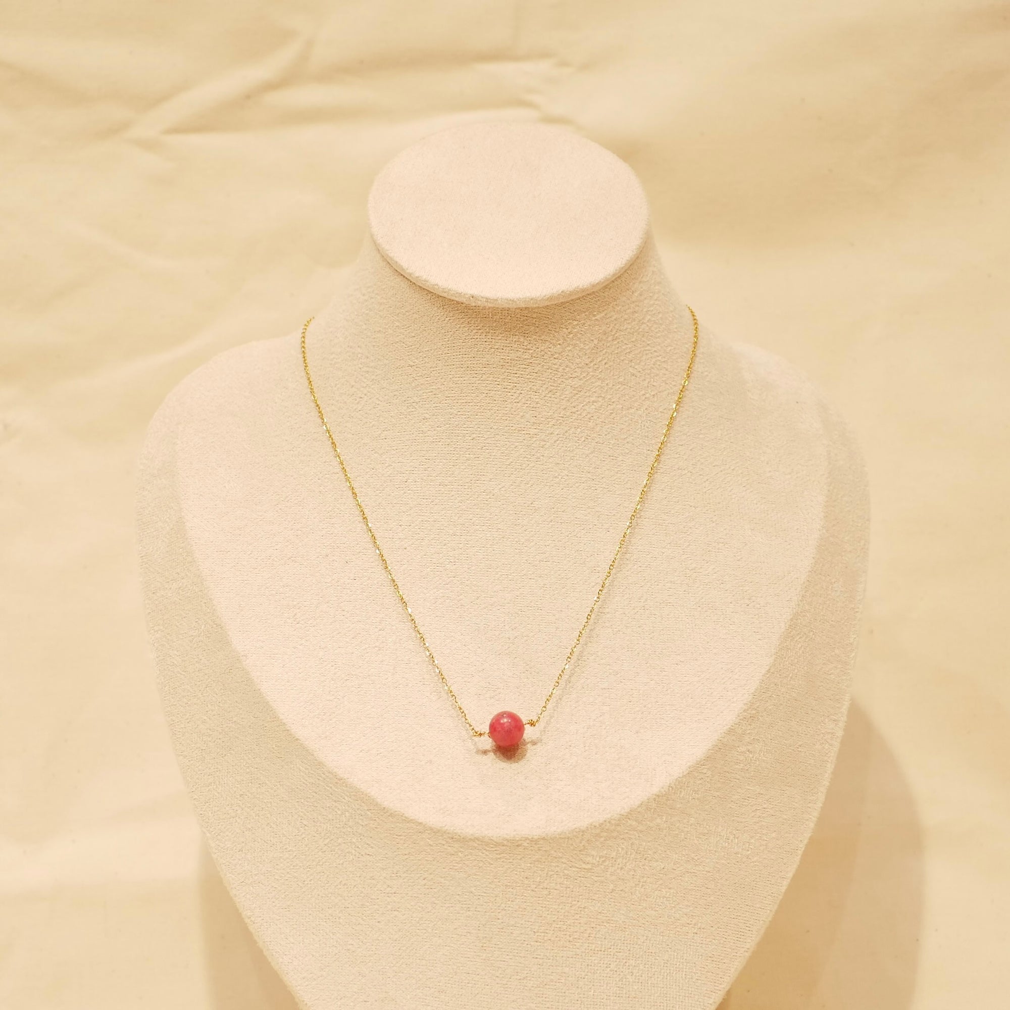Collier Capucine - Rhodochrosite