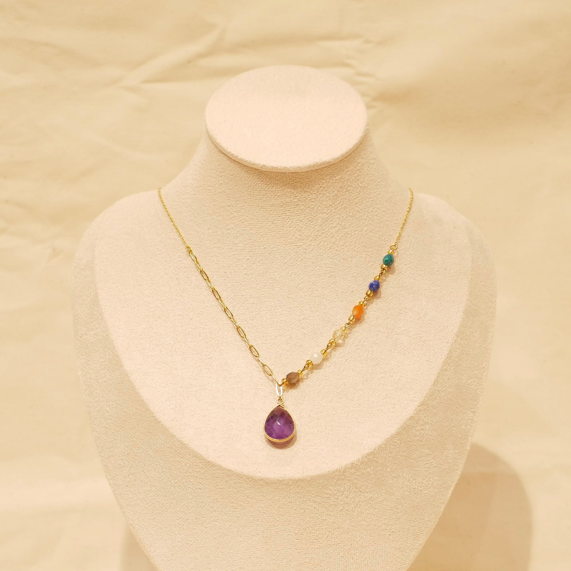 Collier Mel - Améthyste