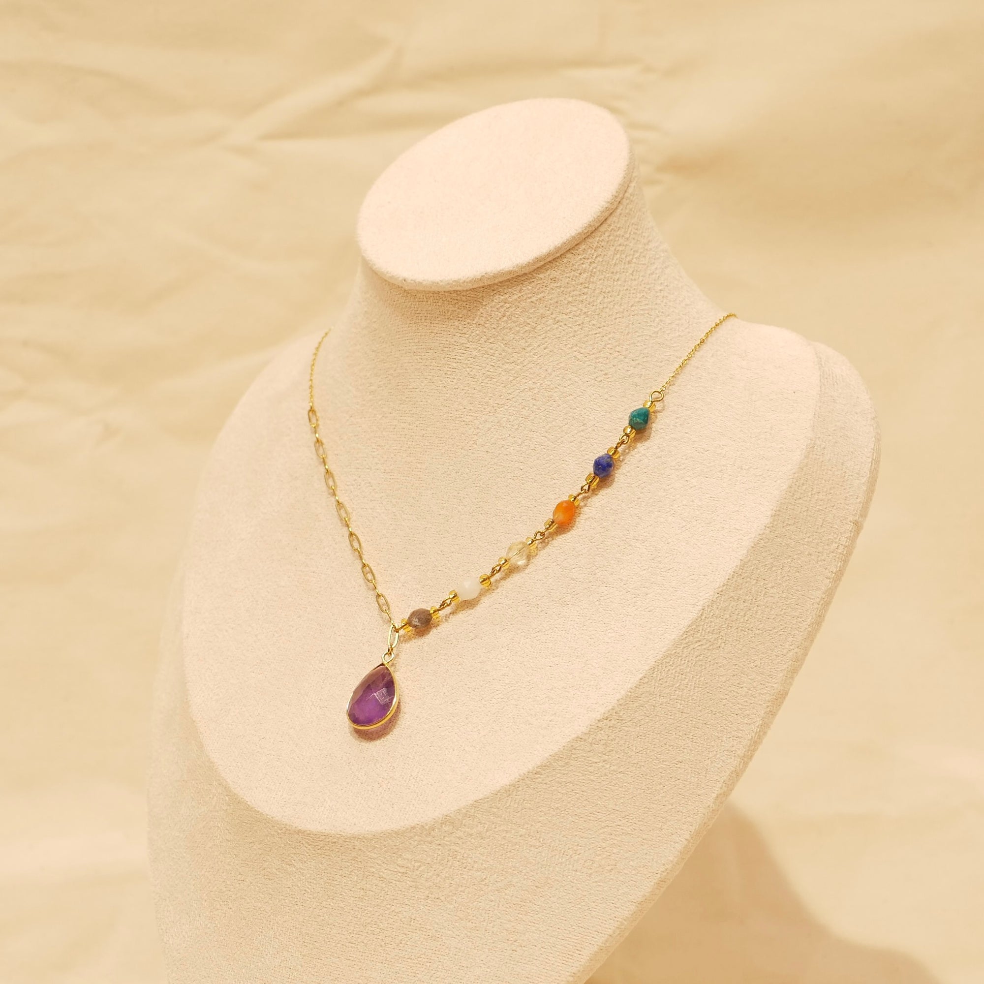 Collier Mel - Améthyste