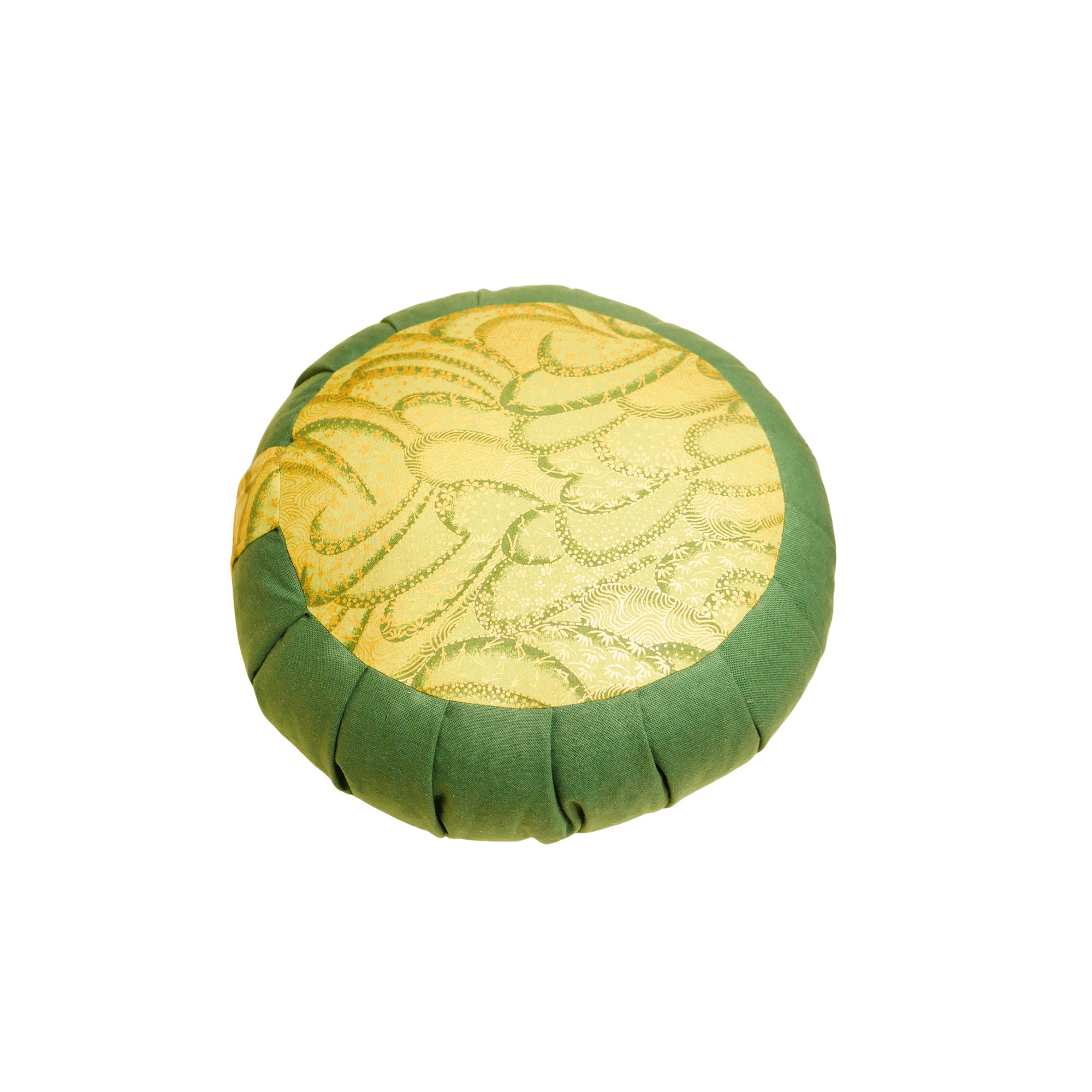 Zafu de méditation en tissu japonais - Midori