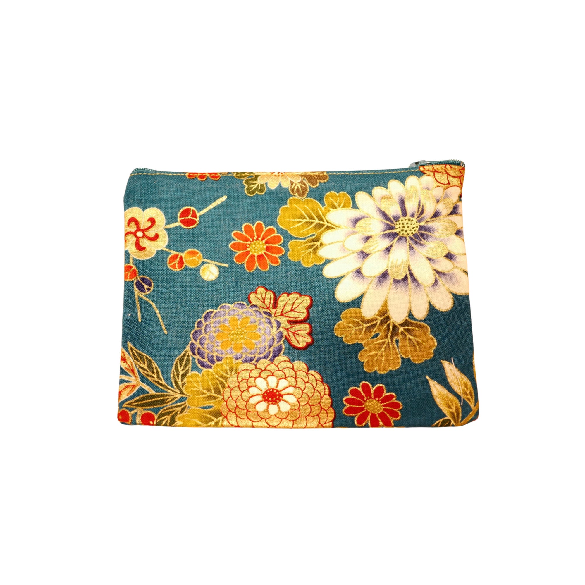 Pochette en tissu japonais - Bouquet canard