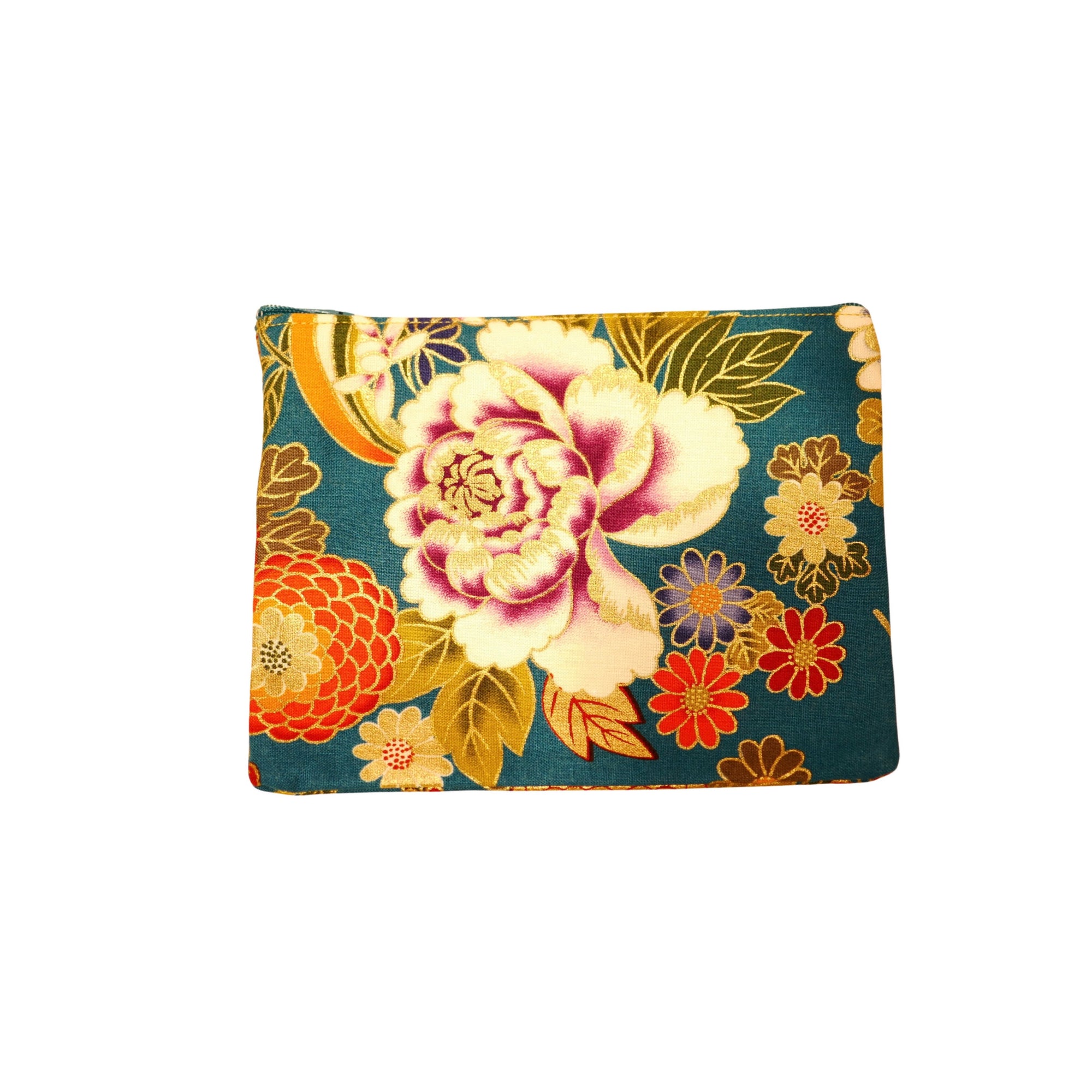 Pochette en tissu japonais - Bouquet canard