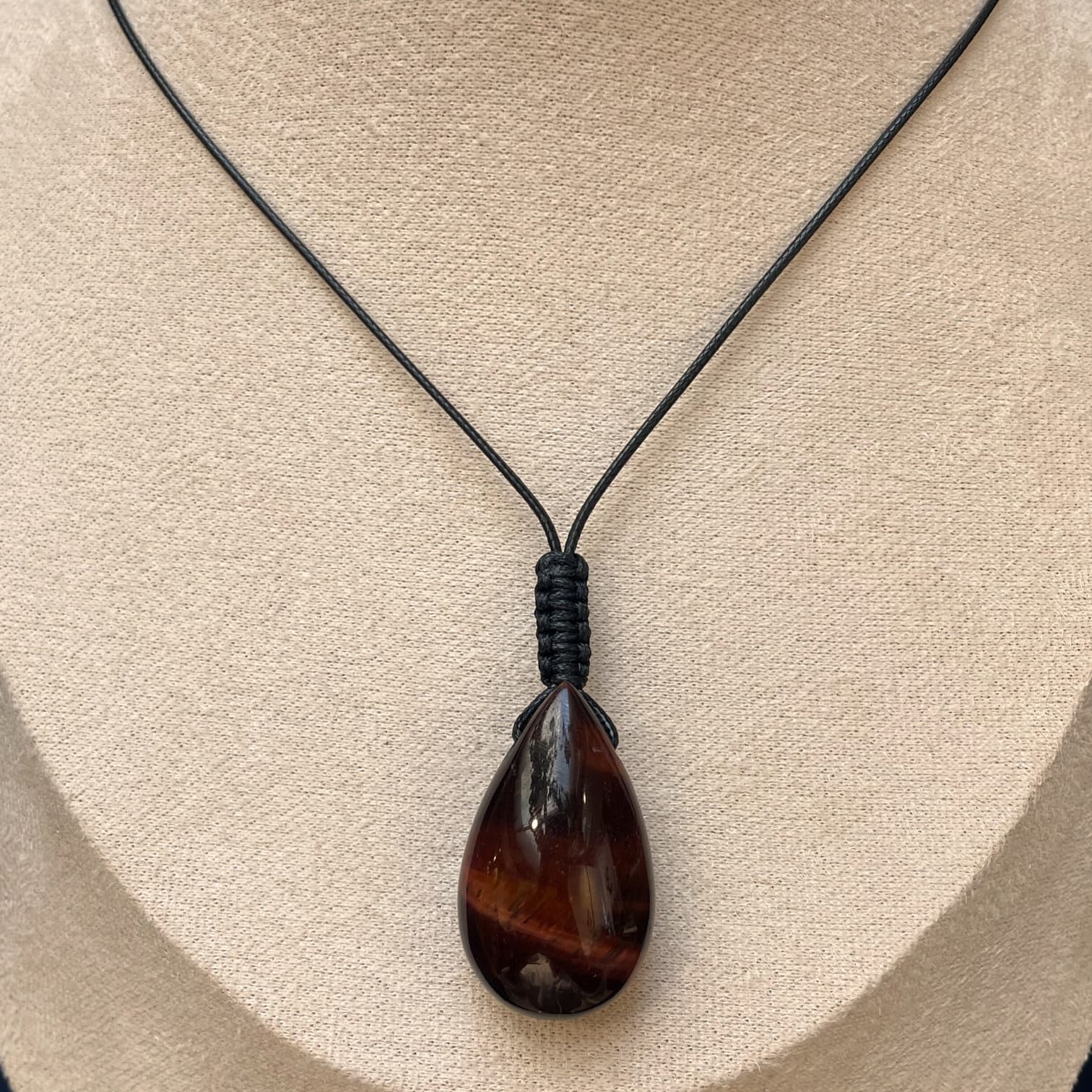 Collier Caltha – Oeil de tigre
