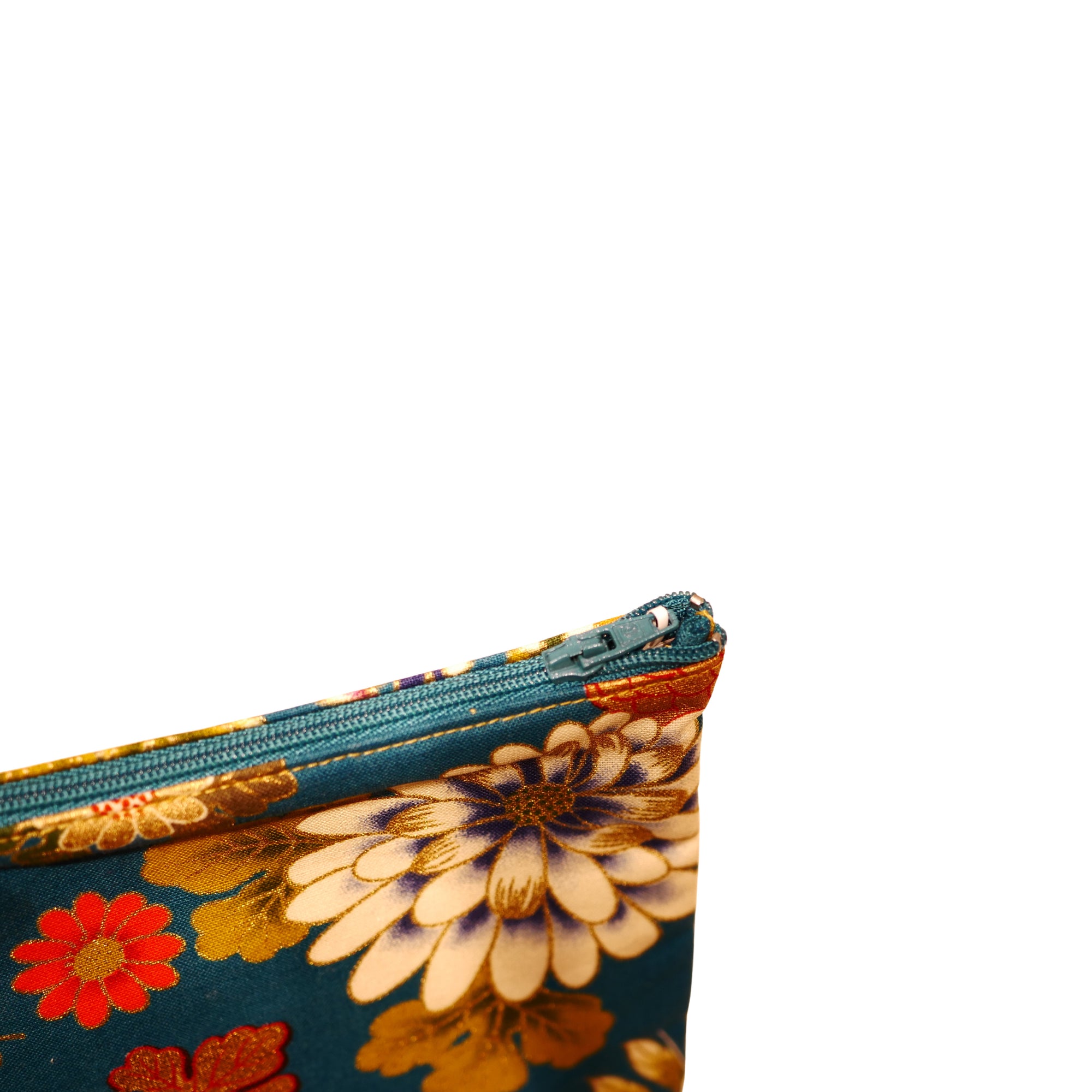 Pochette en tissu japonais - Bouquet canard