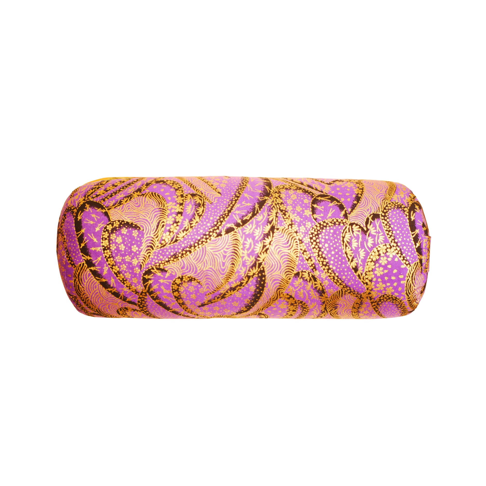 Repose-tête motif Midori violet en tissu japonais