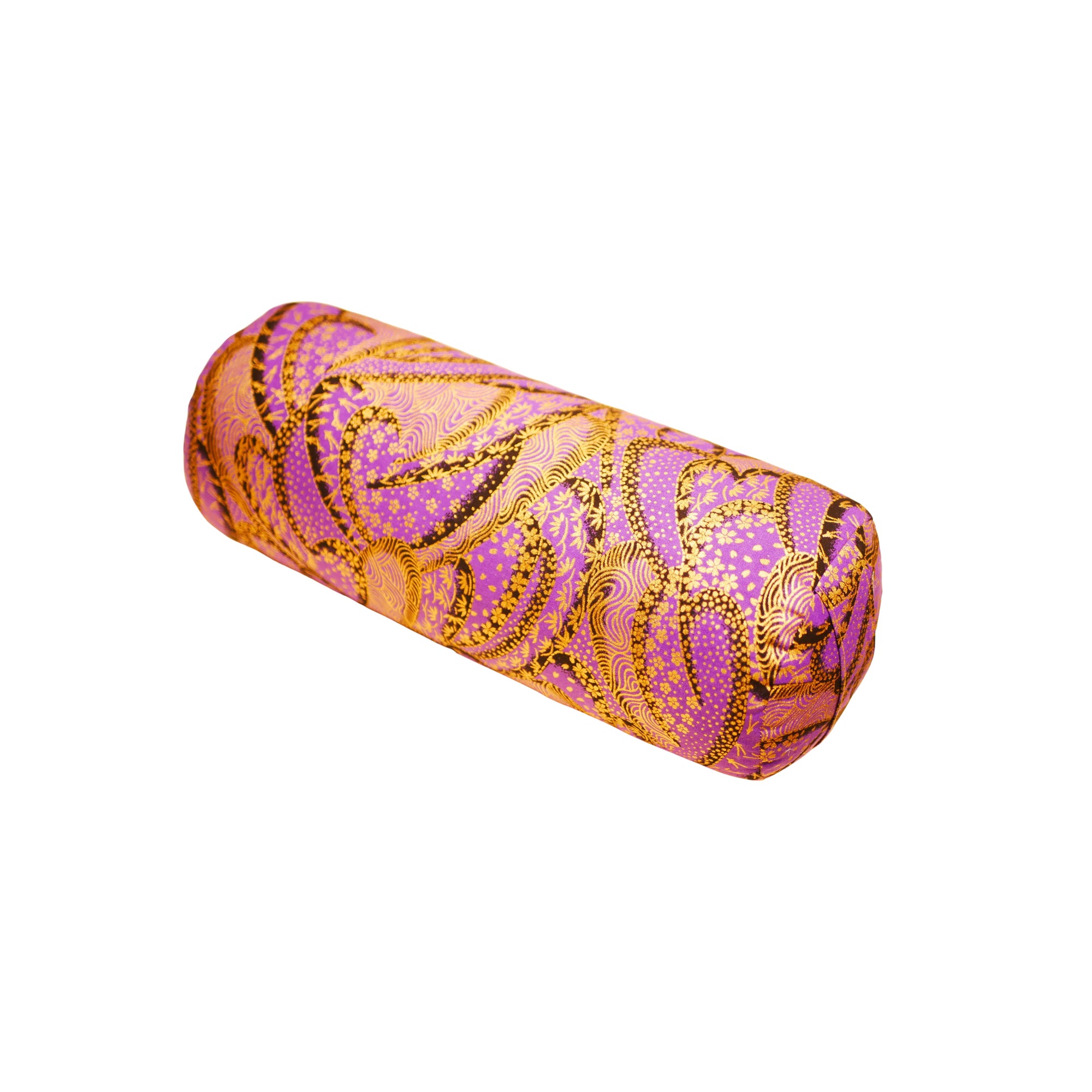 Repose-tête motif Midori violet en tissu japonais