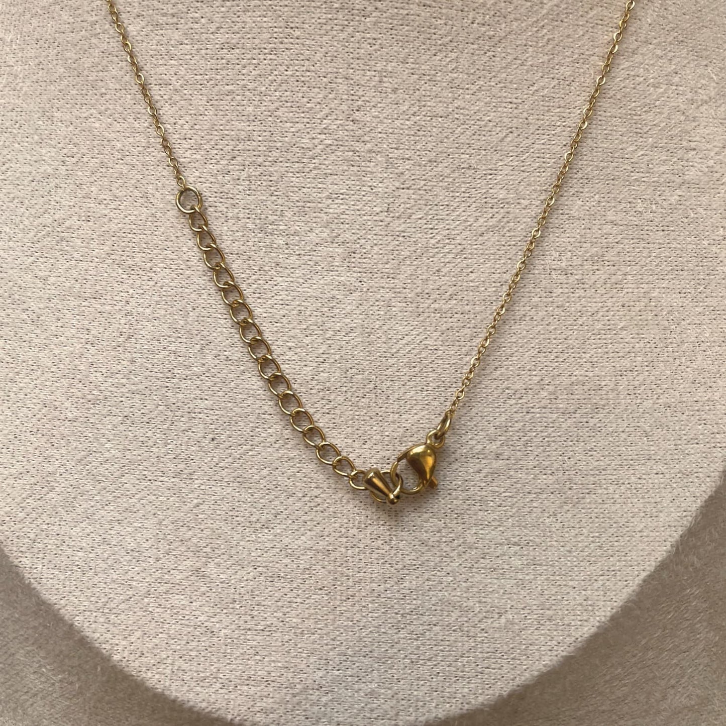 Collier Capucine – Agate bleu