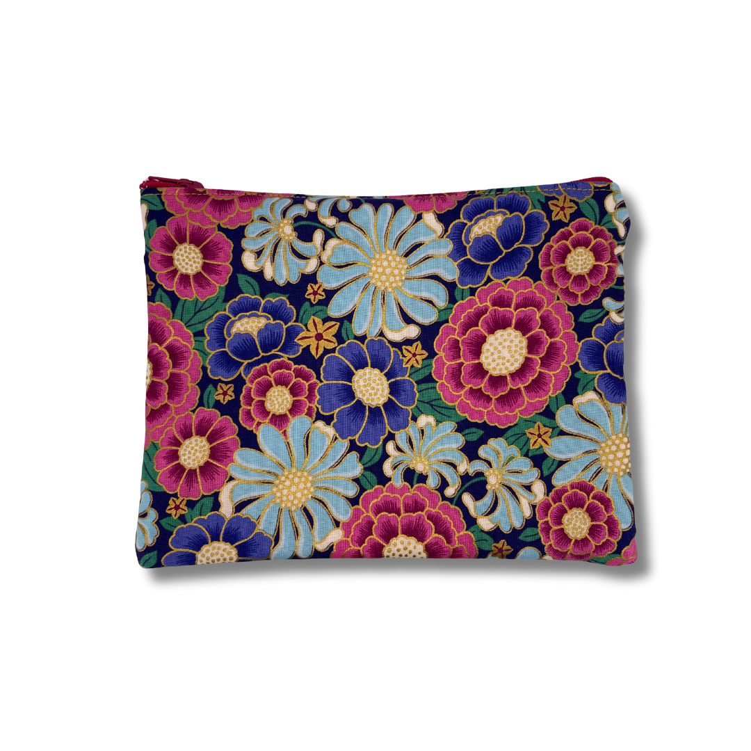 Pochette en tissu japonais - Fleur