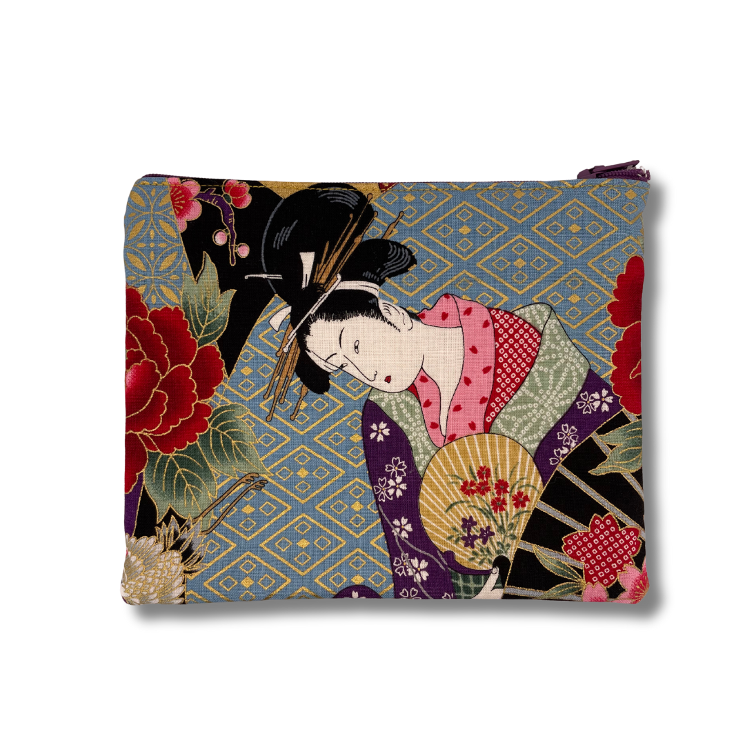 Pochette en tissu japonais - Geisha